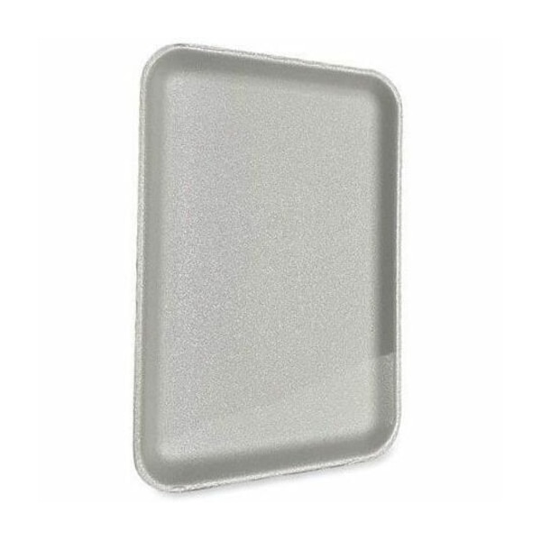 Gen Meat Trays, 13.81 x 9.25 x 0.71, White, PK100 1014WH - main