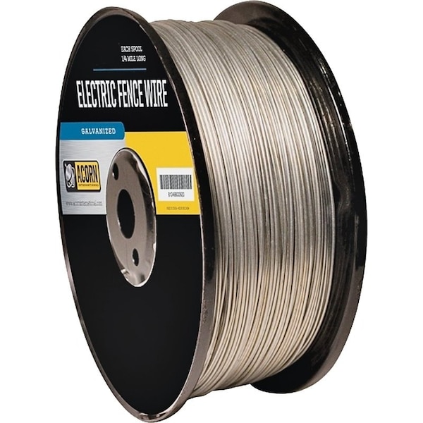 Acorn International Electric Fence Wire, 17 ga Wire, Metal Conductor, 1/4 mile L EFW1714 - main