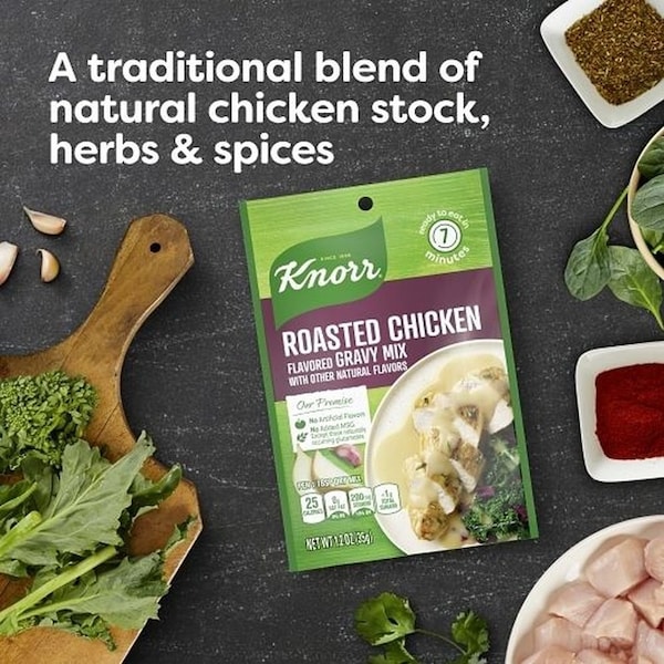 Knorr Professional Knorr Roasted Chicken Flavored Gravy Mix, 1.2 Ounce, 24PK 67734955 - main