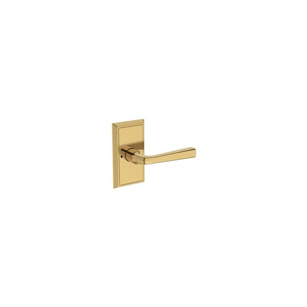 Baldwin Residential Door Levers Privacy Right Hand Lifetime Brass PVKINHFR003 - main