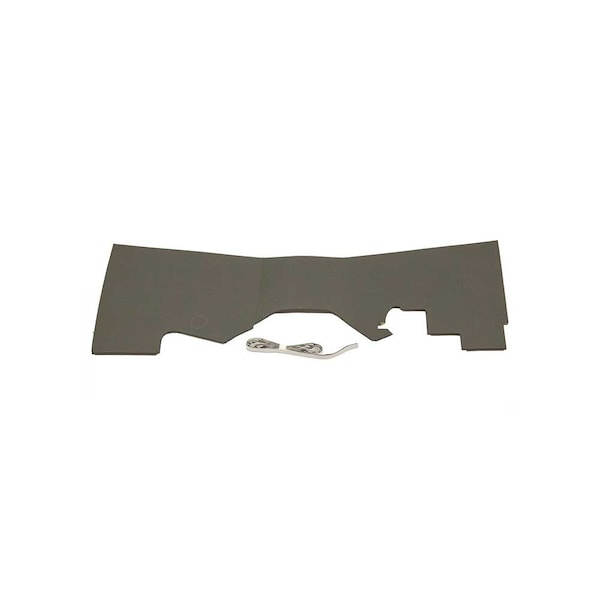 K&M Mfg Cowl Cover for International Harvester 66 Series Tractors White or Red Cab Black Vinyl 4041 - main