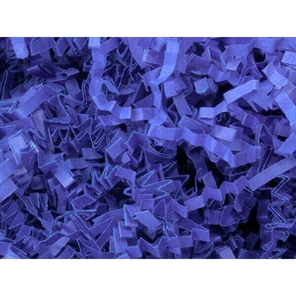 Nashville Wraps Royal Blue Crinkle Cut Shredded Paper, 8 oz Bag ZF08RO - main