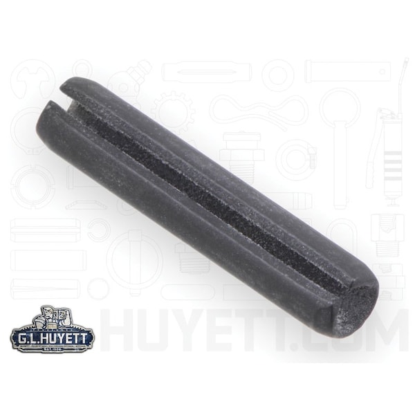 Huyett Slotted Spring Pin, Standard Duty, Phosphate Coat, 0.125 in Dia x 0.625 in L x 0.028 in Wall SPPH-125-0625 - main