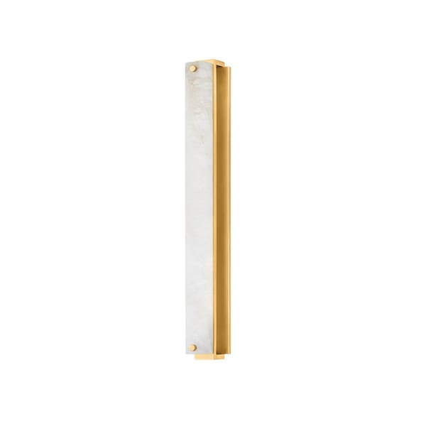 Hudson Valley Lighting Edgemere 1 Light Wall Sconce 2.5 In. Aged Brass 4051-AGB - main