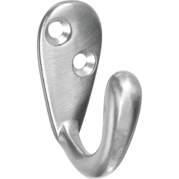 National Hardware SPB1425 Robe Hook, Zinc, Satin Nickel N830-142 - main