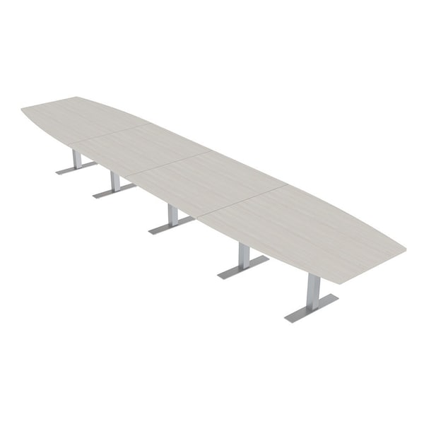 Skutchi Designs 20 Person Conference Table With Power Unit | 20' Boat Table | Harmony Series HAR-BOT-48X240-T-K458-NA - main