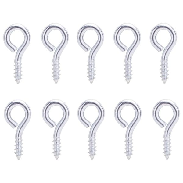 Prosource Screw Eye, 2.4 mm Dia Wire, 3.1 mm Thread, 5/16 in L Thread, 13/16 in OAL, 36 lb Working Load, Steel LR-226-PS - main