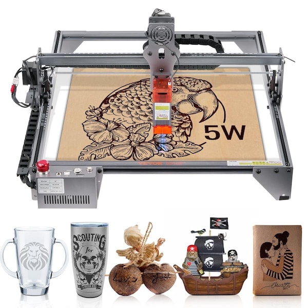 Vevor 16.1 x 15.7 in. 5W Output Laser Engraving Machine Laser Engraver KZXSE5W4140CMJMXEV1 - main
