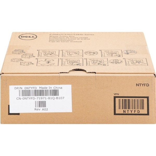 Dell C376XN DN DNF TONER CART WASTE CTNR NTYFD - main