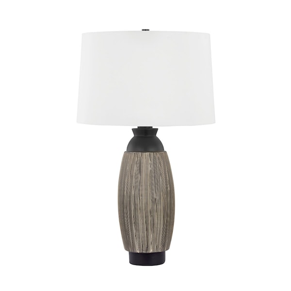 Hudson Valley Lighting Naseby 16.5 in. Table Lamp Distressed Bronze/Ceramic Cultured Black L6430-DB/CCK - main