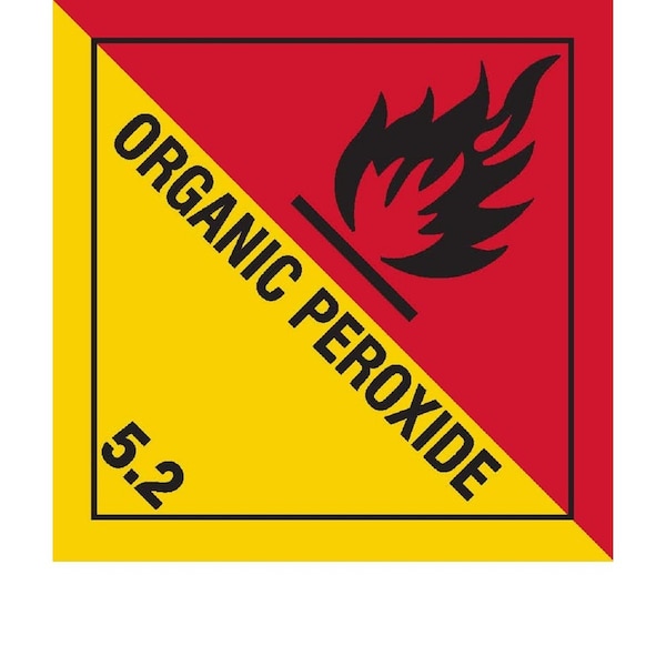 Accuform DOT SHIPPING LABELS HAZARD CLASS 5 MSS504 - main