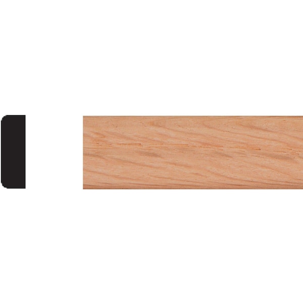 House Of Fara 1/4''x3/4''x8 ' Unfinished Red Oak Screen Bead Molding 9559 - main
