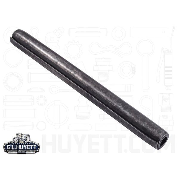 Huyett Coiled Spring Pin, Standard Duty, High Carbon Steel, 0.375 in Dia x 4.000 in L SPC-375-4000 - main