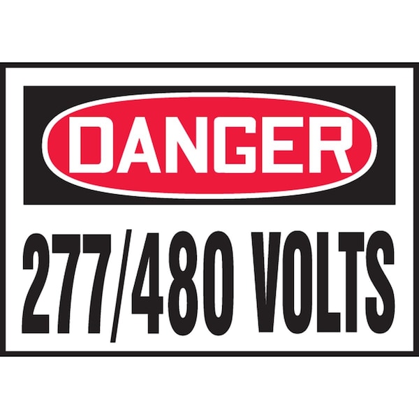 Accuform Danger Safety Label LELC161VSP - main