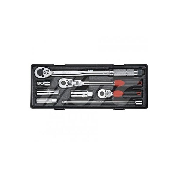 Jtc Auto Tools 3/8 in Drive 8-Piece Spark Plug Socket Set, Durable Storage Case K3082 - main