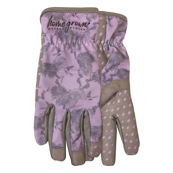 Watson Gloves Home Grown L Spandex Sparrow Purple/Grey Gardening Gloves 204-L - main