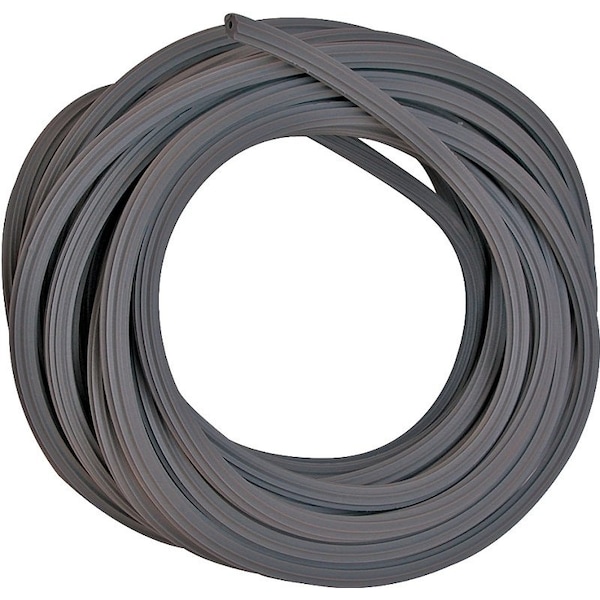 Make-2-Fit Screen Retainer Spline, 0250 in D, 25 ft L, Vinyl, Black, Round P 7530 - main