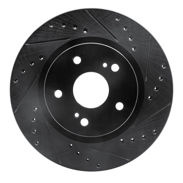 Dynamic Friction Co DFC Brake Rotor - Drilled and Slotted - Black 633-01014R - main