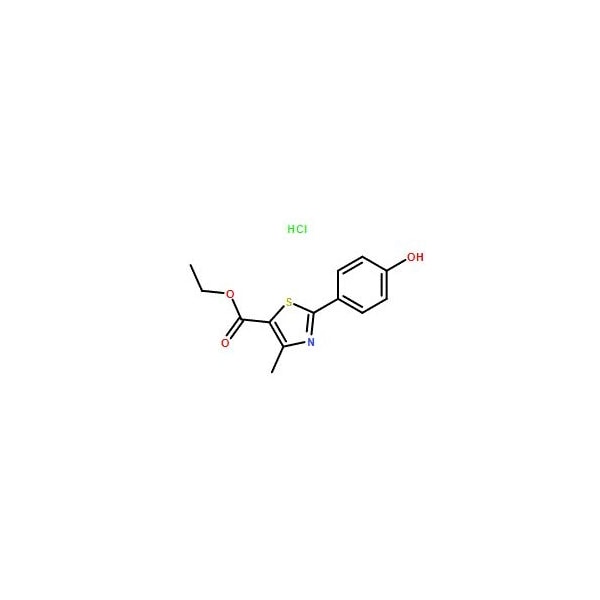 Ak Scientific Ethyl 2-(4-Hydroxyphenyl)-4-methylthiazole-5-carboxylate Hydrochloride (1g), CAS 399017-10-8 5022AL-1g - main