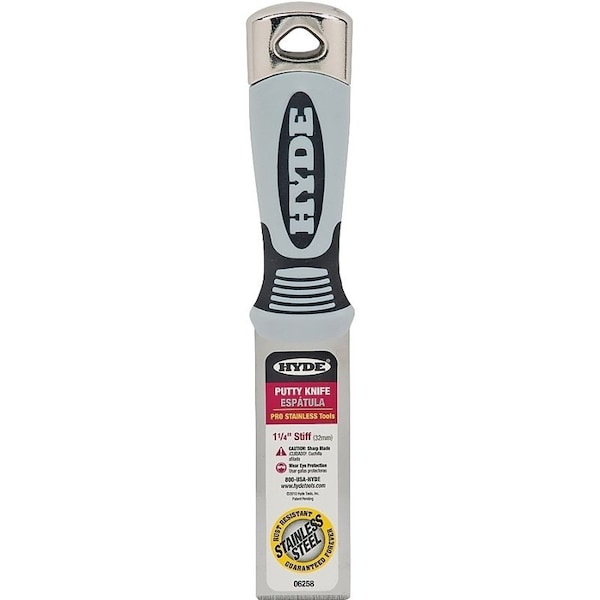 Hyde Knife Putty Stl Stiff 1-1/4In 06258 - main