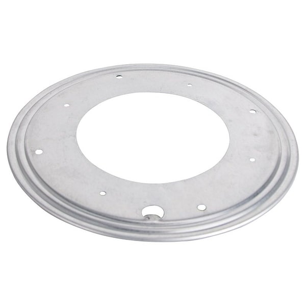 Prosource Lazy Susan Turntable Ball Bearing, 1000 lb, 12 in Dia, Steel Shelf, Silver, Zinc JC-L03-PS - main