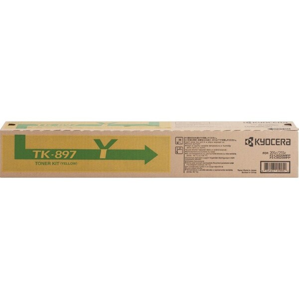 Kyocera Yellow Toner Cartridge 6K YLD 1T02K0AUS0 TK897Y - main