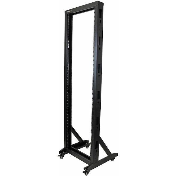 Startech.Com 2-Post Server Rack with Sturdy Steel Construction and Casters - 42U 2POSTRACK42 - main