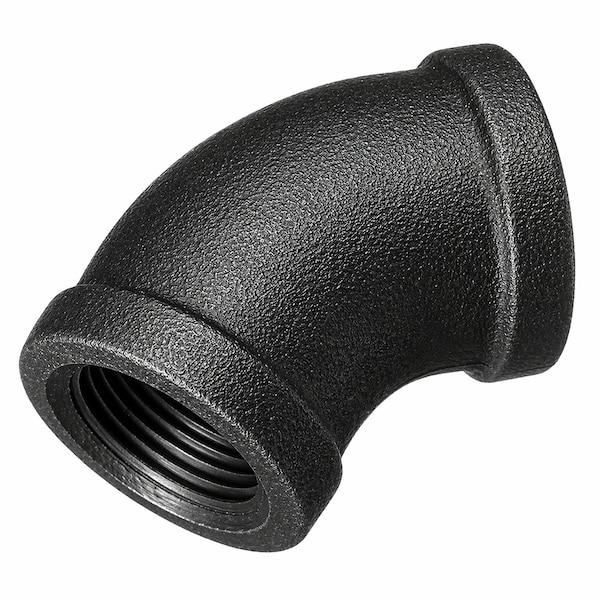 Ironwerks Designs 3/4" Iron 45-Degree Elbow Fitting, 50PK IW-45EL-3/4-50 - main
