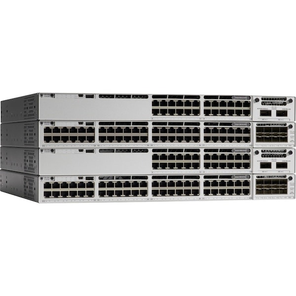 Cisco Catalyst 9300 24-port Modular Uplinks 1G SFP, Network Advantage C9300-24S-A - main