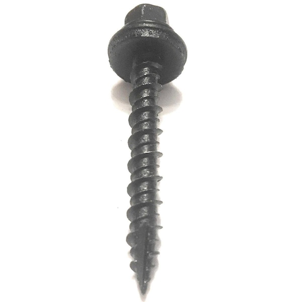 Hillman LB 10 x 1.5 in. Metal to Wood Self-Drilling Roofing Screws, Black 250508 - main