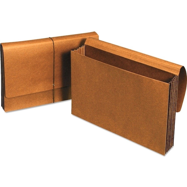 Universal Extra Wide Expanding Wallet with Elastic Cord, Legal, 5-1/4 Expansion, Red UNV13080*** - main
