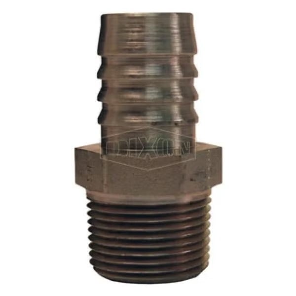 Dixon Suction and Return Line Hydraulic Swivel Stem, 1-1/4-11-1/2 x 1-1/4 in Nominal, MNPT x Hose Barb, St 188-20 - main