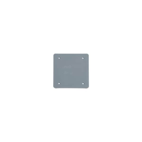 Abb Box Cover, 2 Gang, Non-Metallic, Blank Cover Type E9802CN-CAR - main