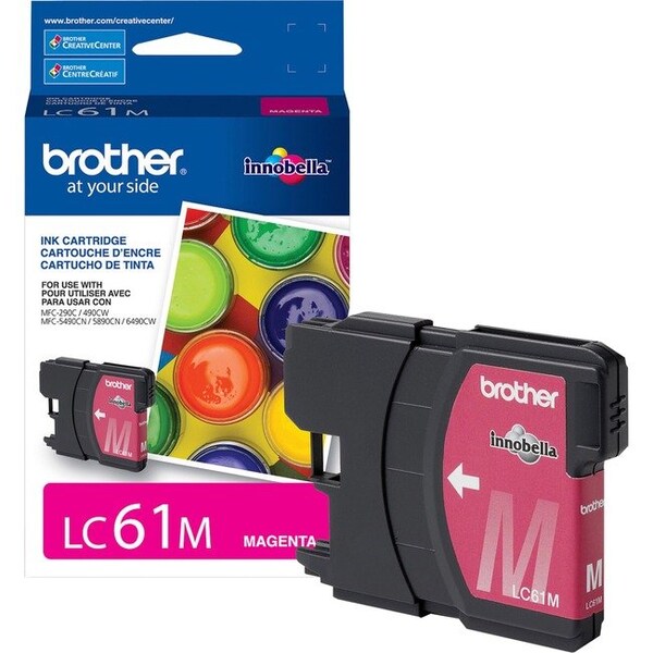 Brother Brother Innobella LC61M Ink Cartridge - Inkjet - Standard Yield - 325 Pages - Magenta - 1 Each LC61M - main