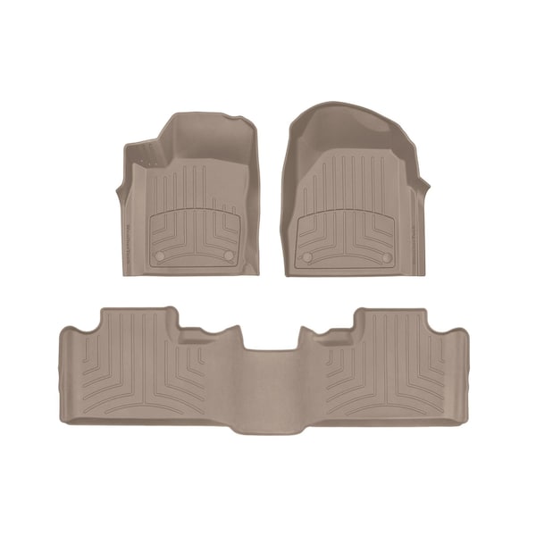 Weathertech Tan, Front and Rear FloorLiner HP 459301IM-453242IM - main