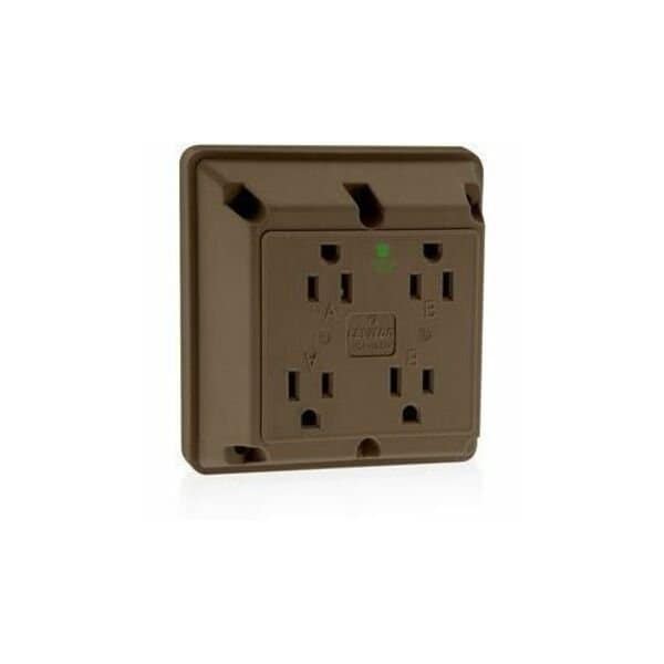 Leviton Four-In-One Receptacles 15 Amp, 125 Volt 1254-H - main