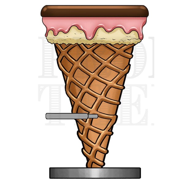 Back2Basics 2.75 ft. Strawberry Ice Cream Bar Stool, Pink BA3273212 - main