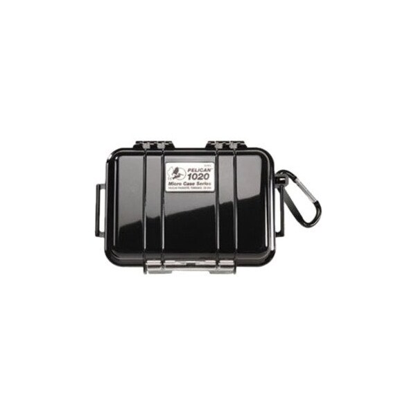 Pelican Products Pelican 1020 Watertight Micro Case With Liner 6-13/16" x 4-3/4" x 2-1/8", Black 1020-025-110 - main
