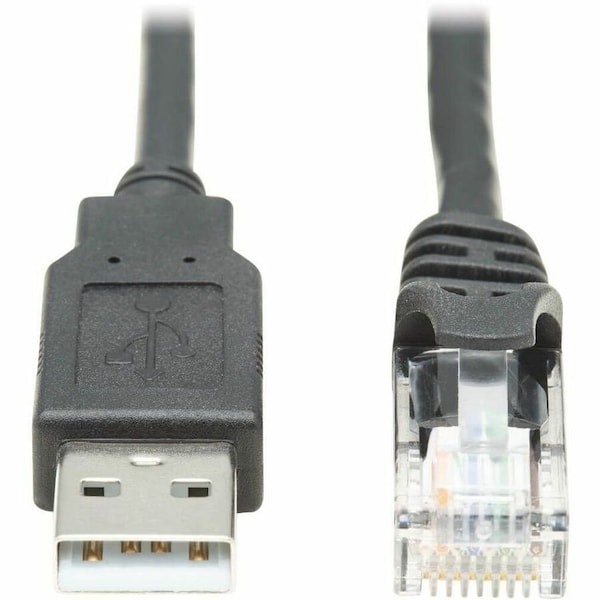 Eaton EATON USB-A To Rj45 Rollover Console Cable M/m, Cisco Compatible, 250 Kbps, 6 Ft. U009-006-RJ45-X - main