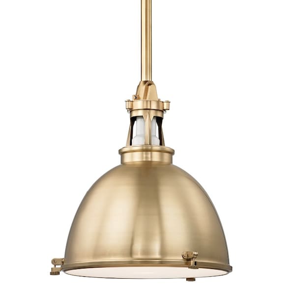 Hudson Valley Lighting Massena 1 Light Pendant 19.5 In. Aged Brass 4620-AGB - main