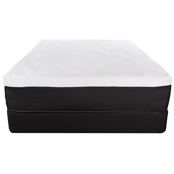 Homeroots 13" Hybrid Pocket Coil Gel Memory Foam Mattress 391627 - main