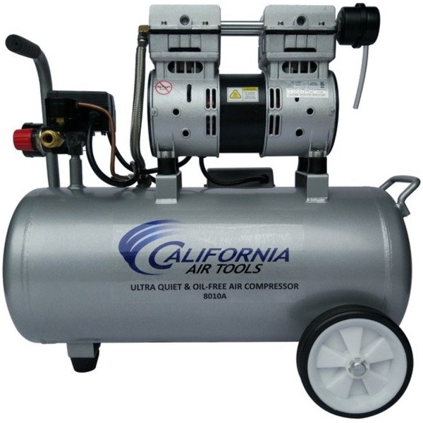 California Air Tools Ultra Quiet Oil-Free Air Compressor, 1HP, 8Gal CAT-8010A - main