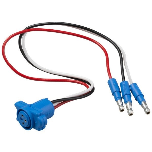Grote Lighting High-Mount Stop Light Pigtails, 18 GA, 3 Wires, 12in Length, Slim-Line.180in Male Bullet 66870 - main