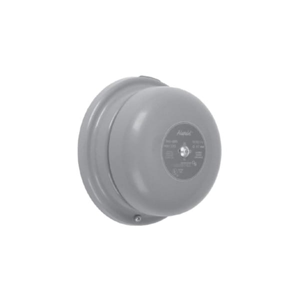 Edwards Signaling Vibrating Bell, Continuous, 24V AC, 92 dB, Steel, Surface Mount, 6 in Diameter, Indoor/Outdoor 340-6G5 - main