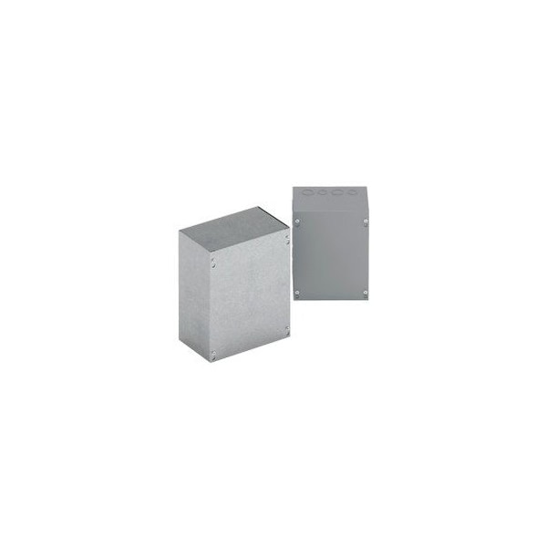 Eaton B-Line 18in x 6in x 18in, NEMA 1, Galvanized Steel, Screw-On Cover, 1-Door, Electrical Enclosure 18186SC - main