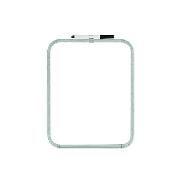 Mastervision Magnetic Dry Erase Board 11 X 14 in Grey Plastic Frame CLK020303 - main