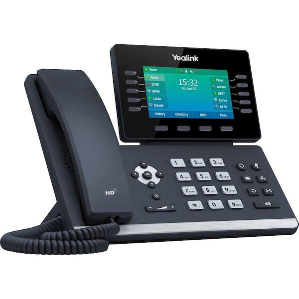 Yealink Prime Business Phone w with 4.4" color LCD Screen and built-in Bluetooth 4.2 (power supply SIP-T54W - main