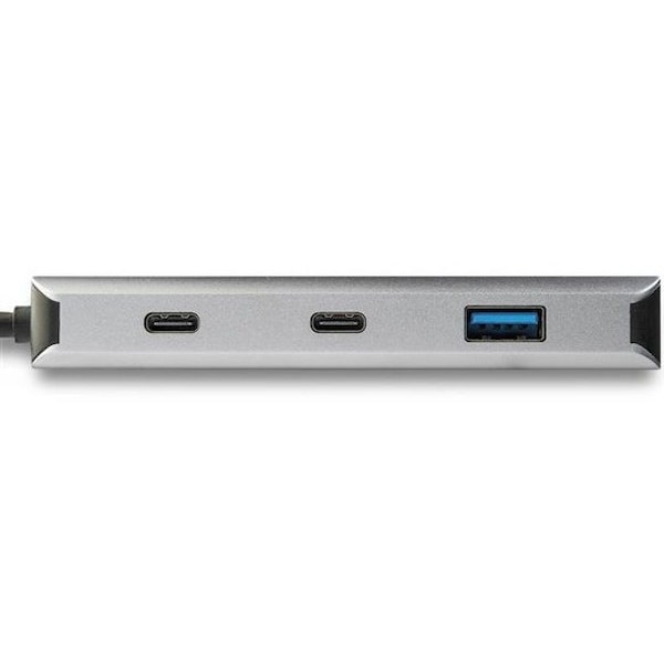 Startech.Com PORTABLE 4 PORT USB C HUB - USB TYPE-C/THUNDERBOLT 3 TO 2X USB-C AND 2X USB-A AD HB31C2A2CB - main