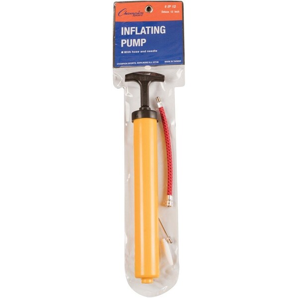 Champion Sports Hand Pump, 0.43 lb., Plastic, Size 12in. IP12 - main