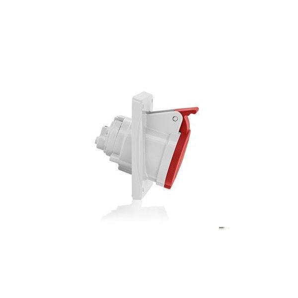 Leviton Pin & Sleeve Receptacle, 16 A, 380/415V AC, 2 Pole, Red S216-R9 - main